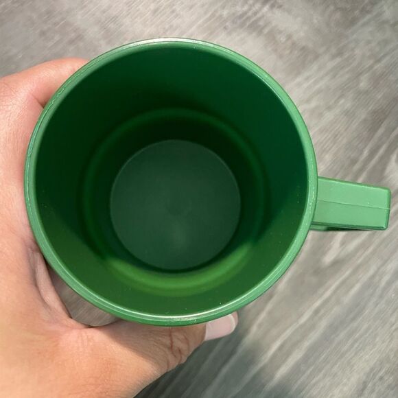 Vintage Tupperware Green Christmas Mug with White Dove - Picture 6 of 6